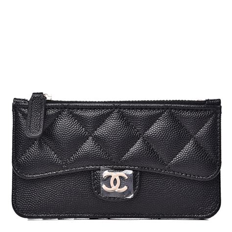 chanel card holder flap price|Chanel card holder with zipper.